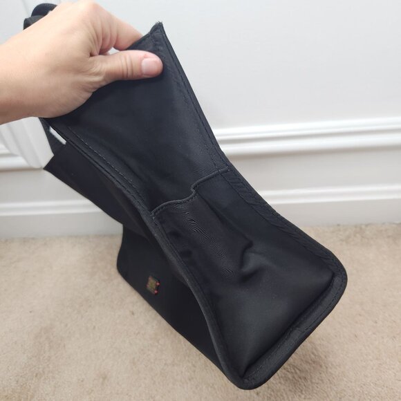 Frances Valentine New York Kate Black Tote Bag Shoulder Bag Purse - Picture 6 of 11